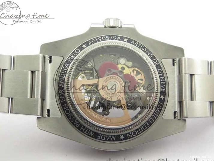 0224 Durable Andrea Pirlo Project Skeleton Submariner SS VRF Best Edition on SS Bracelet SA 2985